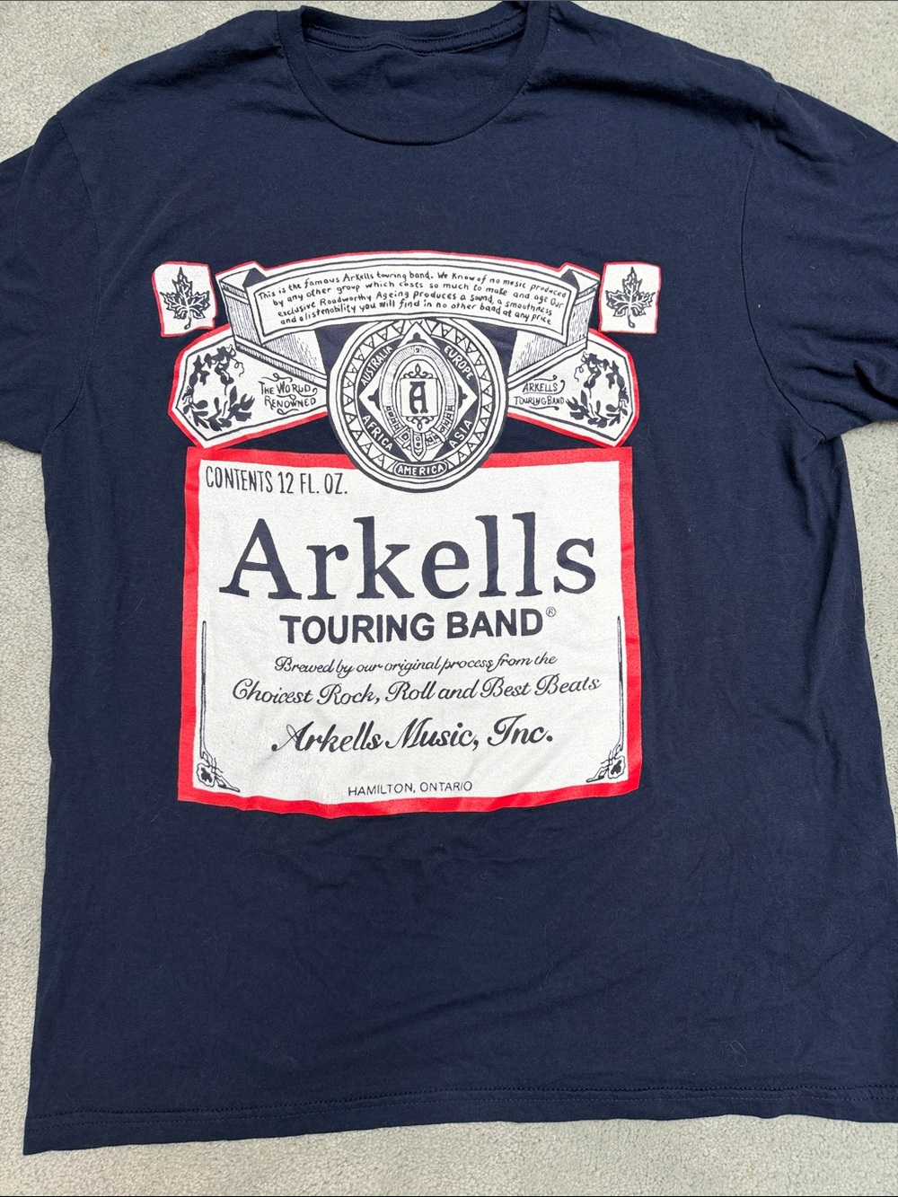 Arkells Tour Shirt Brand New - Medium